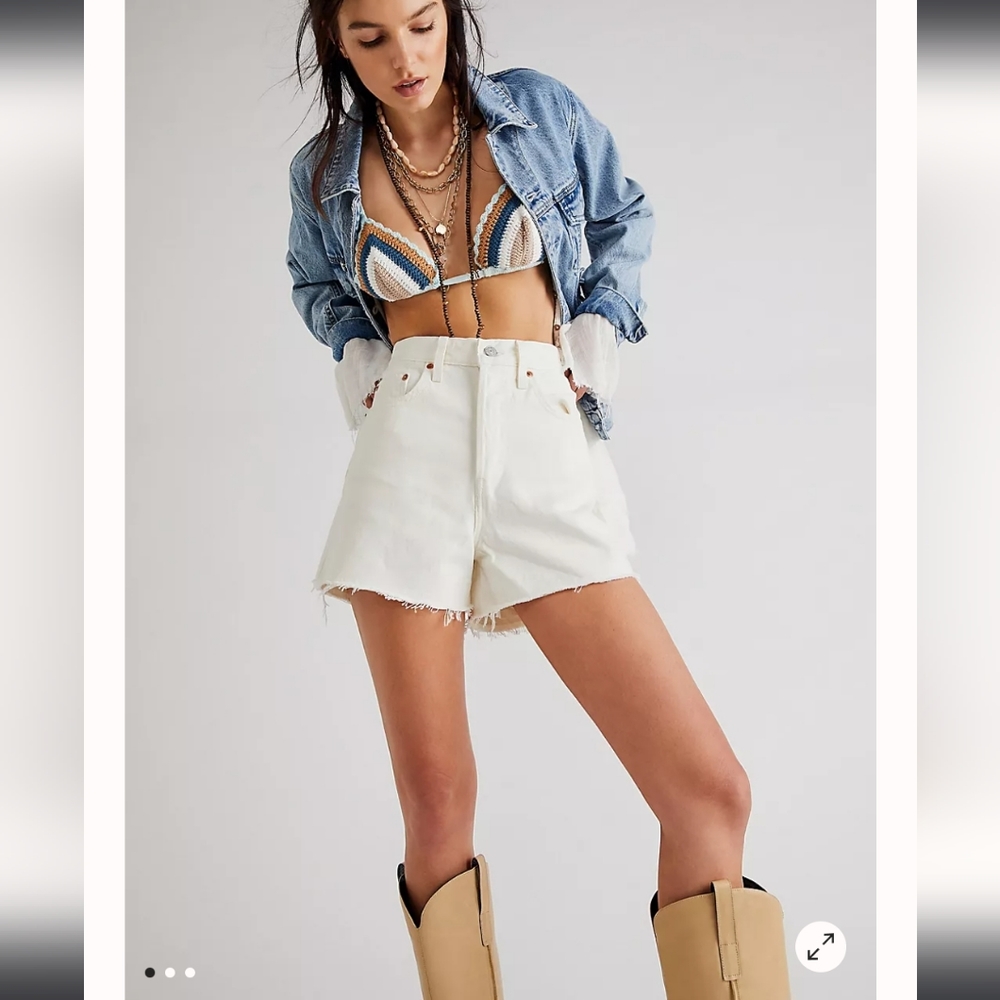 Levi’s High Rise Wedgie straight  Jean Shorts